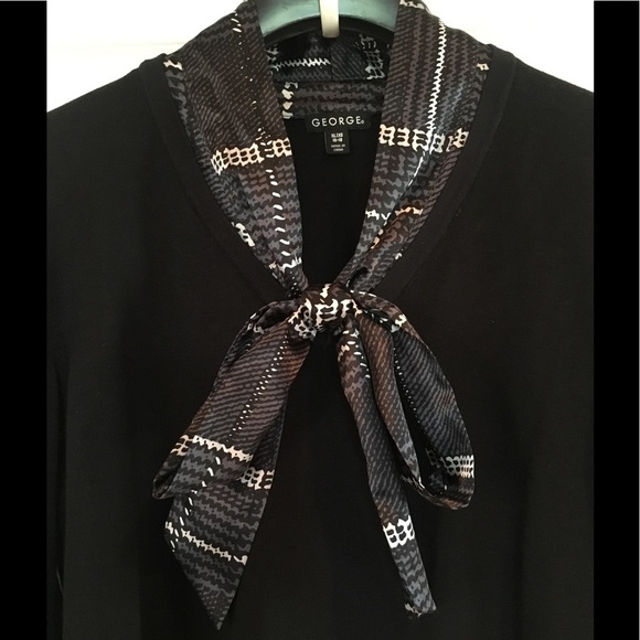 George Mock Layered Look Knit Top NWOT - Picture 3 of 7